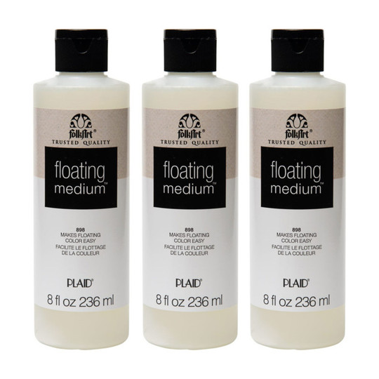 Clear Floating Medium, 8 oz. Bottles, Pack of 3