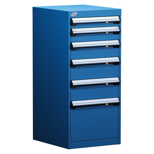 6-Drawer Modular Cabinet, 18"W x 21"D x 40"H - With Dividers