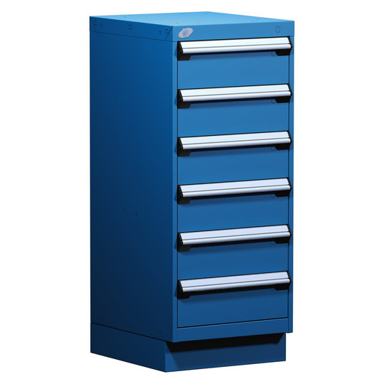 6-Drawer Modular Cabinet, 18"W x 21"D x 44"H - Without Dividers - L3ABD-4006C
