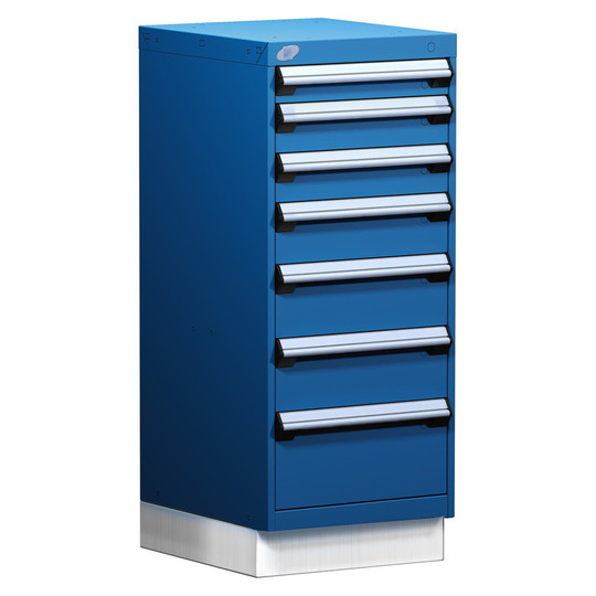 7-Drawer Modular Cabinet, 18"W x 21"D x 44"H - Without Dividers - Compartments: Compartments Sold Separately