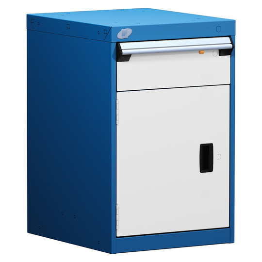 1-Drawer Modular Cabinet, 18"W x 21"D x 28"H - Without Dividers - Compartments: Compartments Sold Separately