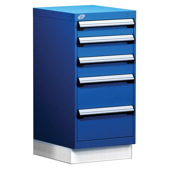 5-Drawer Modular Cabinet, 18"W x 21"D x 38"H - Without Dividers