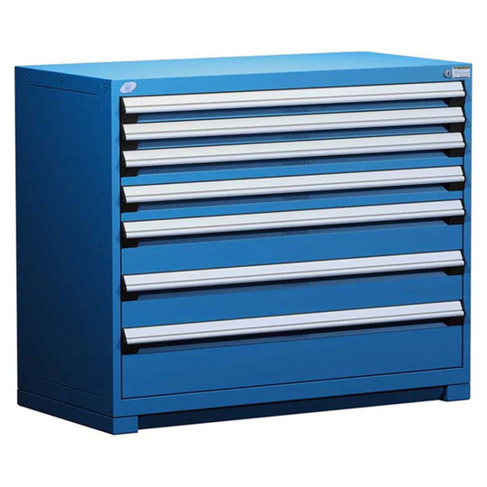 7-Drawer Heavy-Duty Modular Cabinet, 48"W x 24"D x 40"H - Without Dividers