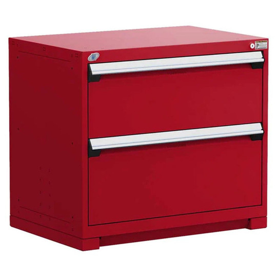 2-Drawer Heavy-Duty Modular Cabinet, 36"W x 18"D x 32"H - Without Dividers