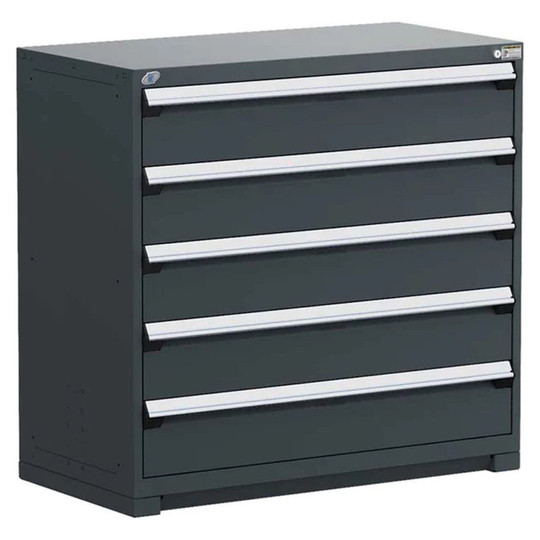 5-Drawer Heavy-Duty Modular Cabinet, 48"W x 27"D x 46"H - With Dividers
