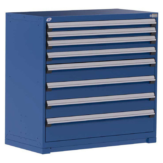 8-Drawer Heavy-Duty Modular Cabinet, 48"W x 27"D x 46"H - Without Dividers