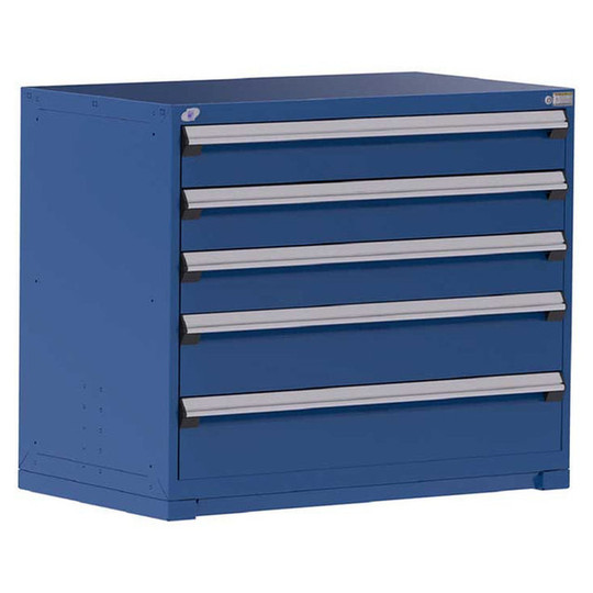5-Drawer Heavy-Duty Modular Cabinet, 48"W x 27"D x 40"H - With Dividers