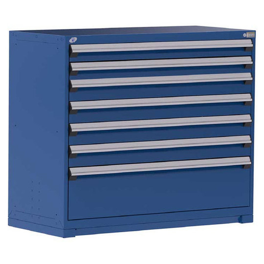 7-Drawer Heavy-Duty Modular Cabinet, 54"W x 24"D x 46"H - Without Dividers