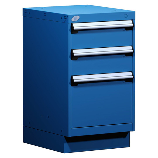 3-Drawer Modular Cabinet, 18"W x 21"D x 32"H - Without Dividers