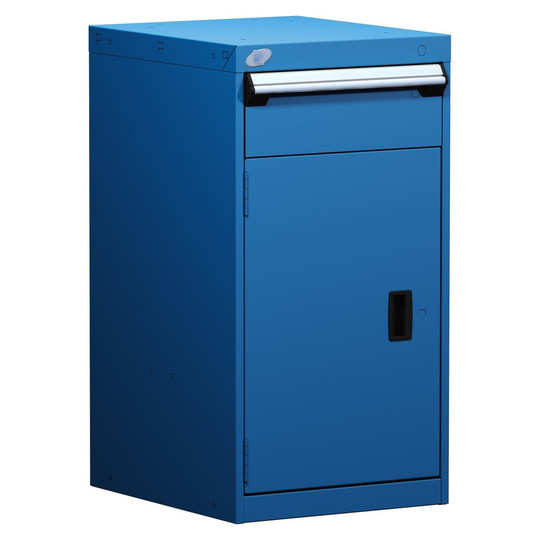 1-Drawer Modular Cabinet, 18"W x 21"D x 34"H - With Dividers - Compartments: 6"H-6