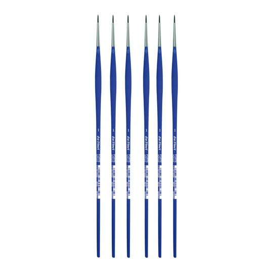 Student Round Synthetic Brush, Size 1, 6-Pack