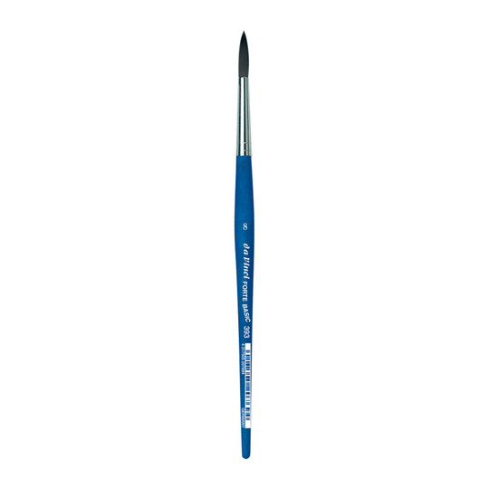 Size 8 Synthetic Round Acrylic Student Brush