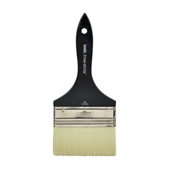 4-Inch Broad Flat Short-Handle Varnish Brush