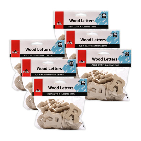 Fun Font Wood Letter Pack, 216 Pieces