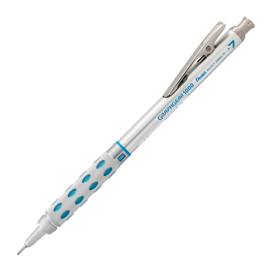 0.7 mm Retractable Drafting Pencil with Blue Accents