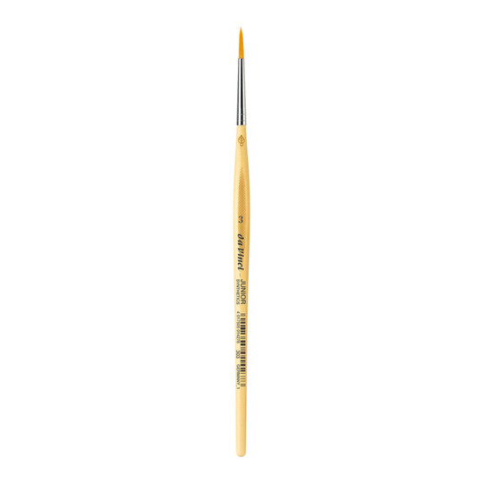 Junior Synthetic Student Round Tempera Brush, Size 3