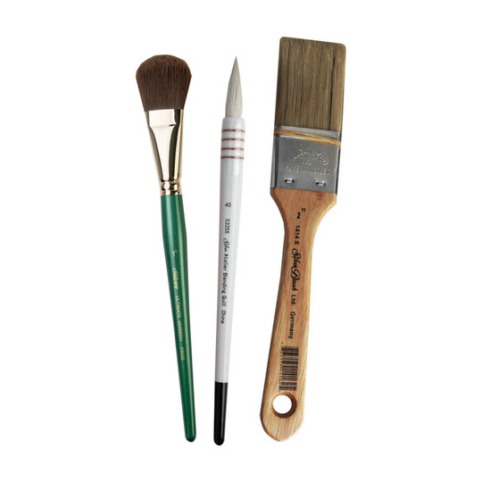 Large Blending Brush Set, 3 Brushes