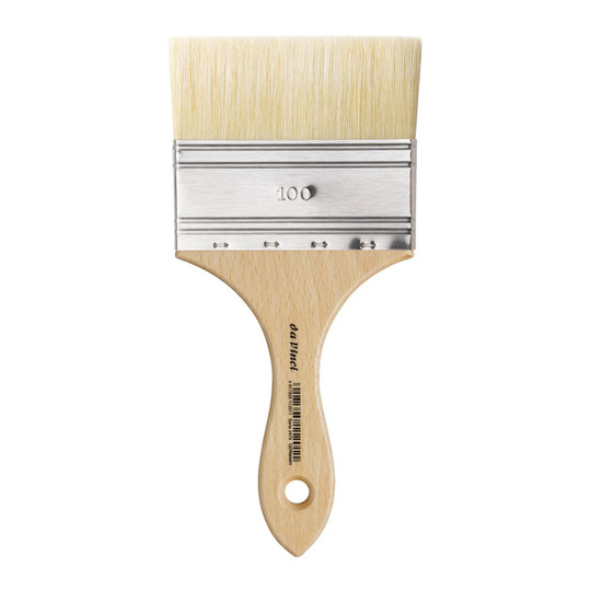 Flat Natural Hog Bristle Mottler Brush, Size 100