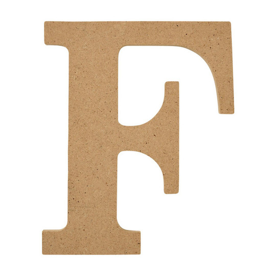 5-Inch MDF Letter F