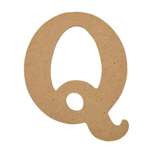 5 Inch MDF Letter Q