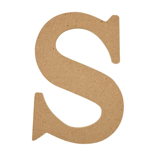 5-Inch MDF Letter S