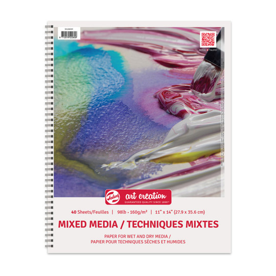 Mixed Media Paper Pad, 11 x 14, 40 Sheets
