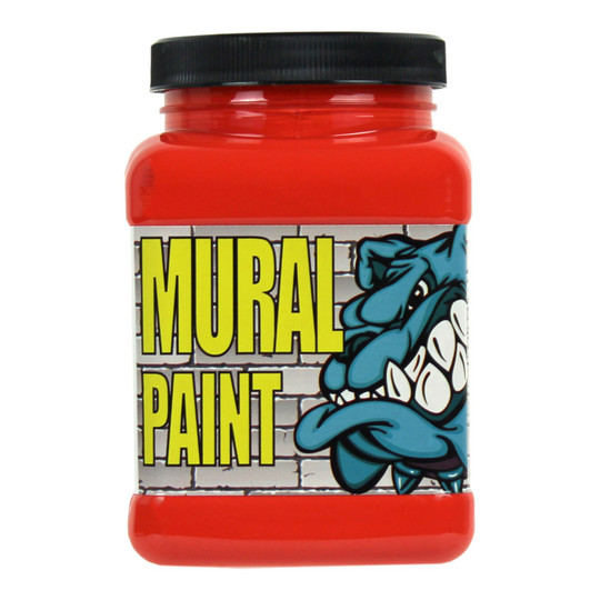 Fury Orange Acrylic Mural Paint - Pint