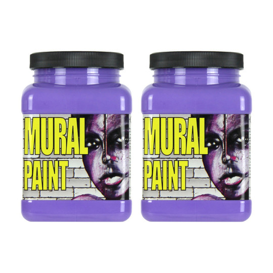 Light Purple Acrylic Mural Paint, Pint Jars, Pack of 2