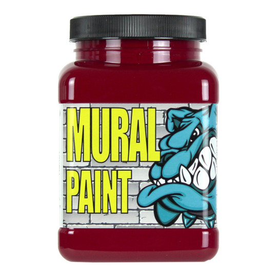 Vixen Alizarine Crimson Acrylic Mural Paint, 1 Pint