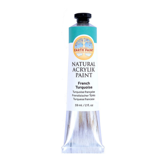 French Turquoise Plant-Based Acrylic-Style Paint, 2 oz