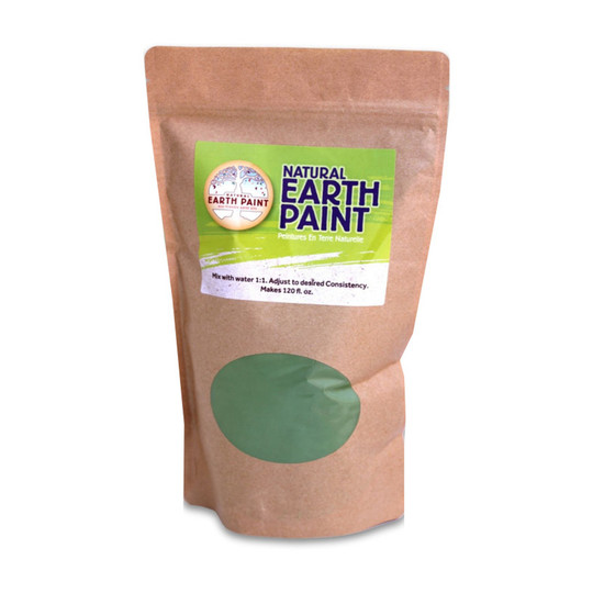 Green Natural Earth Paint Powder, 1 qt