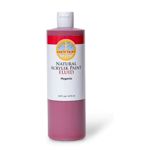 Magenta Natural Fluid Acrylik Paint, 16 oz