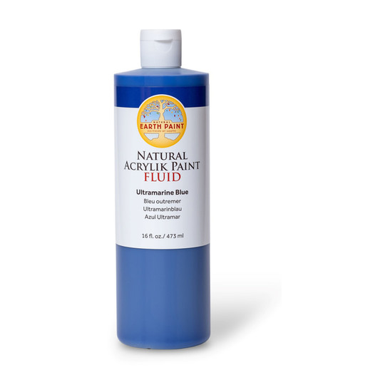 Natural Fluid Acrylik Paint, 16 oz, Ultramarine Blue