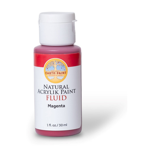 Natural Fluid Acrylik Paint, Magenta, 1 oz