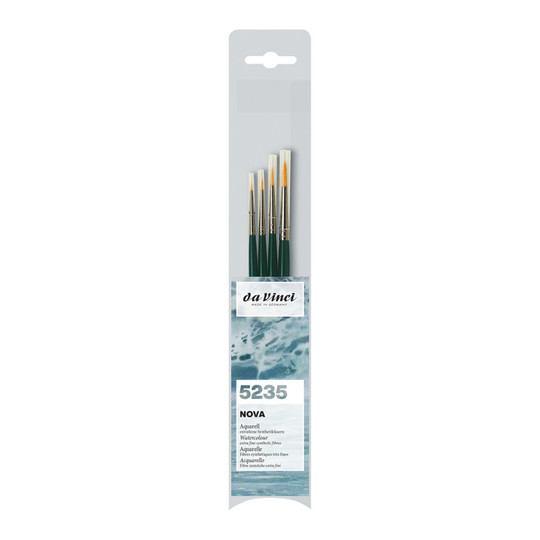 Round Synthetic Model Painting Brush Set, Assorted Sizes, 4-Pack