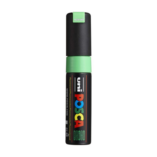 Fluorescent Green Broad Chisel Tip Paint Marker, 8 mm