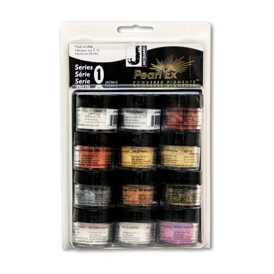 Pearlescent Mica Pigment Set, Series 1, 12 Colors