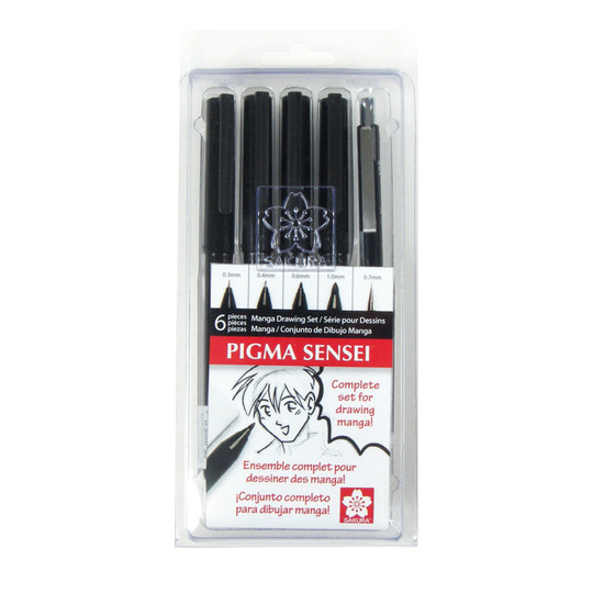 Manga Drawing Kit, 6-Piece Set