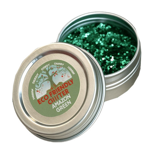 Amazon Green Chunky Plant-Based Cosmetic Glitter