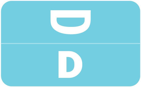 Smead Alphabetic Labels - Alpha-Z ACC Series (Rolls) D- Lt. Blue