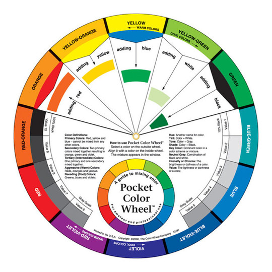 Pocket Color Wheel, 5-1/8 in. Diameter