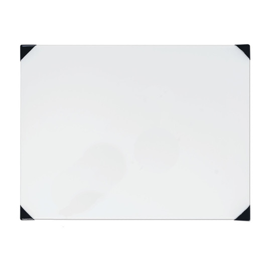 White Tempered Glass Tabletop Palette, 12 x 16 in.