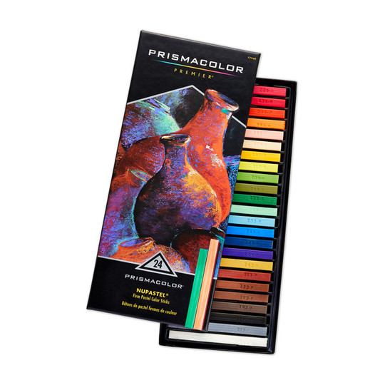 Firm Chalk Pastel Color Sticks, Assorted Colors, 24 Pack