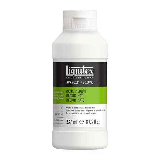 Clear Acrylic Matte Medium, 8 oz