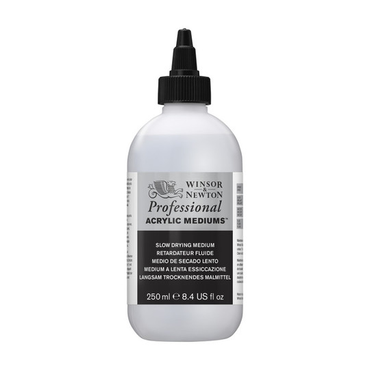 Professional Acrylic Slow-Drying Medium, 250 mL Bottle