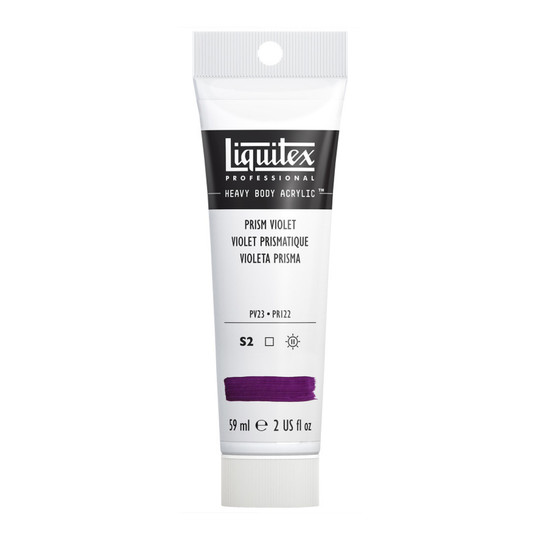 Professional Heavy Body Acrylic Paint, Prism Violet, 59 mL Tube