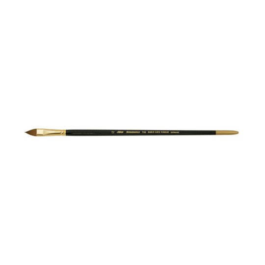 Size 12 Long-Handle Cats Tongue Artist Brush
