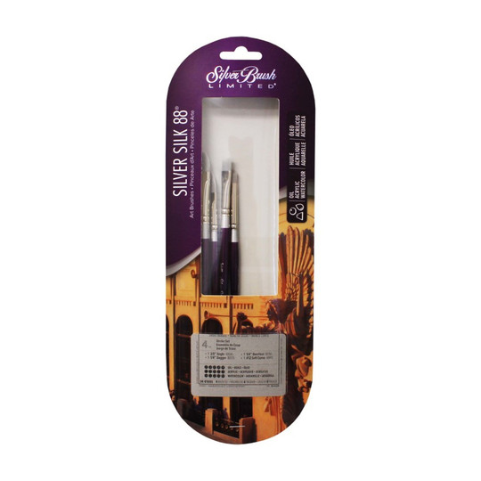 4-Piece Stroke Brush Set