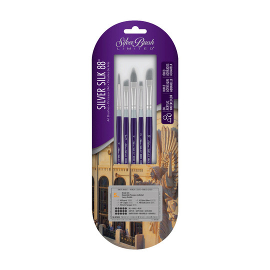 5-Piece Angle Artist Brush Set