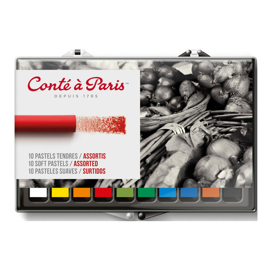 Assorted Soft Pastels, Set of 10